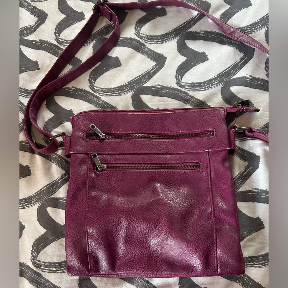 Elegant Purple Crossbody Bag